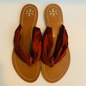 Tory Burch Carson Flat Thong Sandal; Size 7